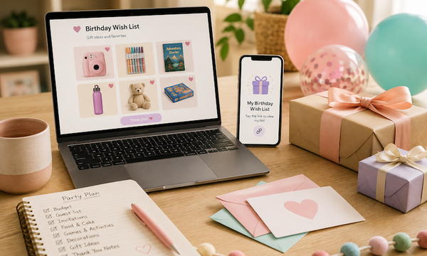 How to Create and Share a Birthday Wish List Online
